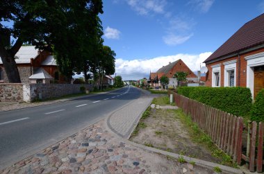 Polonya kırsal sokağa