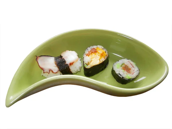 Sushi japonés aislado — Foto de Stock