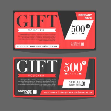 Hediye çeki şablonu  