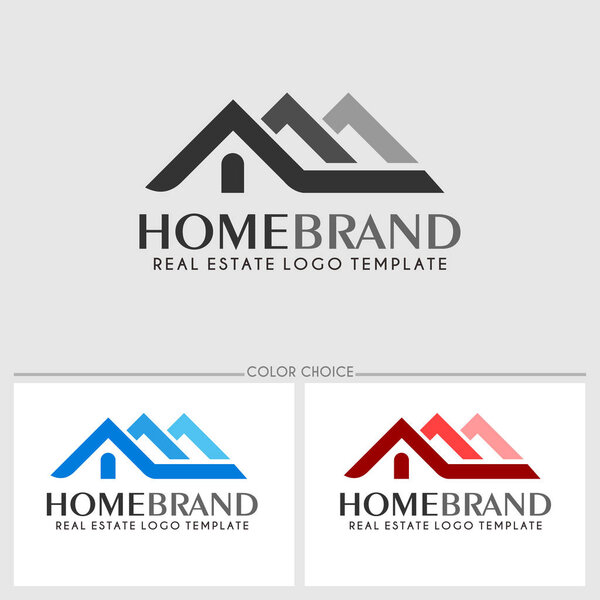 Real estate logo template 