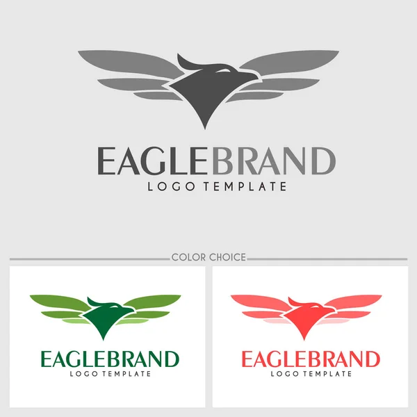 Plantilla de logotipo Falcon Brand — Vector de stock