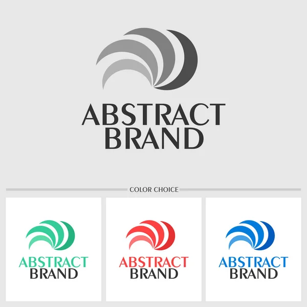 Abstract logo template — Stock Vector