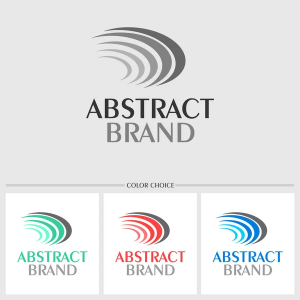 Abstract logo template — Stock Vector