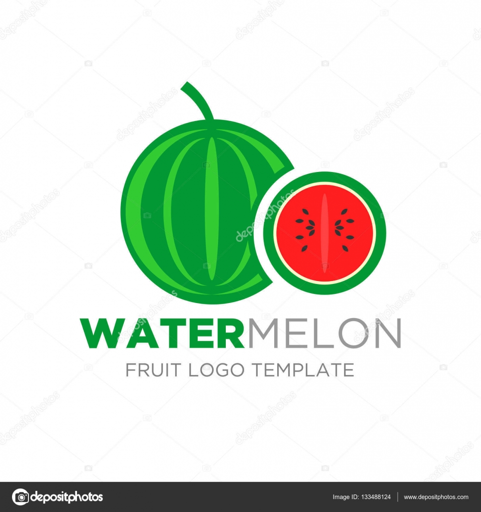 Watermelon logo Design — Stock Vector © yugra 133488124