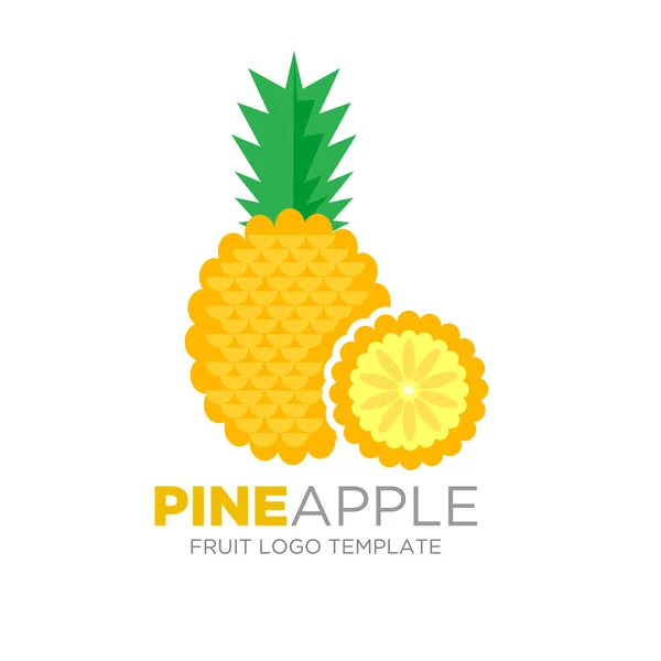 Pineapple logo Design — Stock Vector