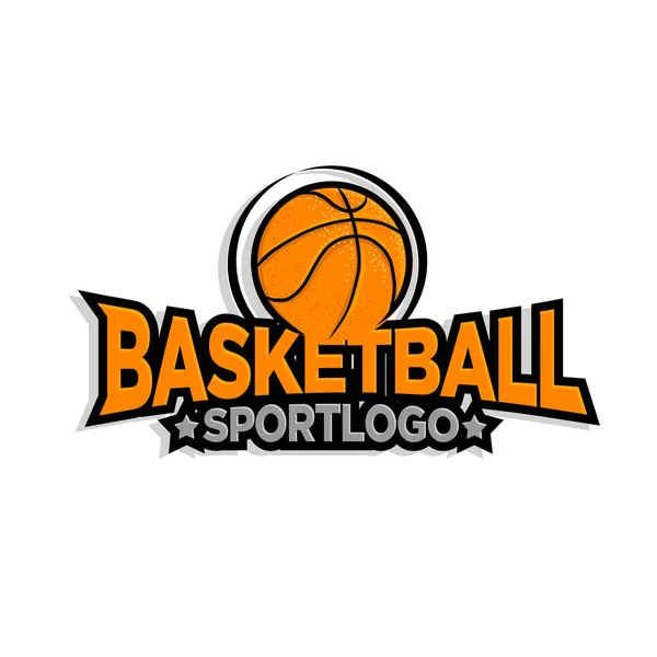 Basketball sportlogo icon — Stock Vector