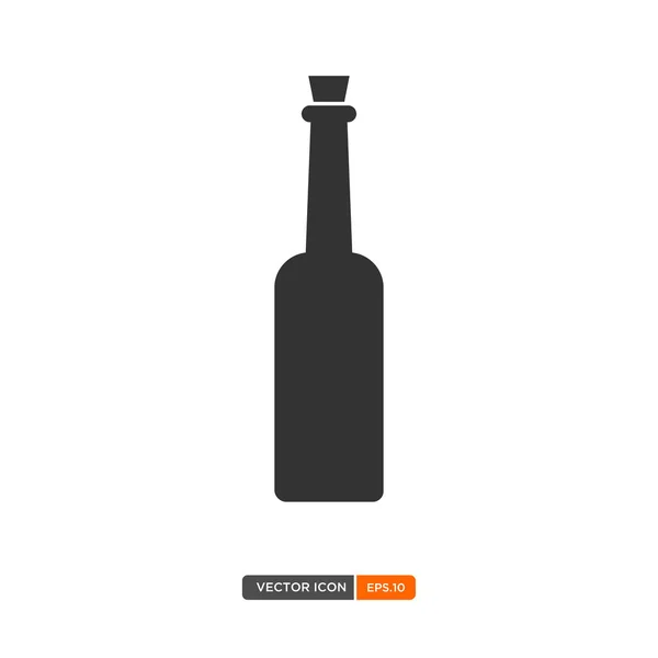 Icono de botella de vino — Archivo Imágenes Vectoriales