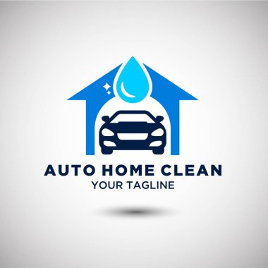 Otomatik ev temiz Logo 