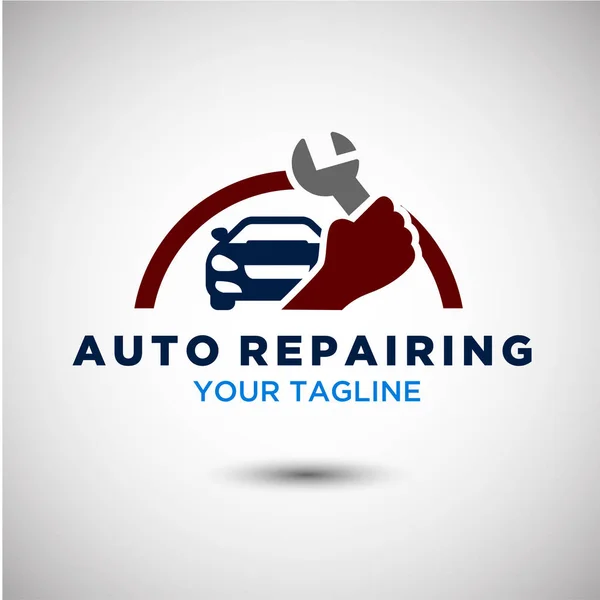 Auto Repairing Logo — Stock Vector