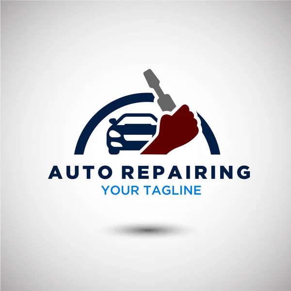 Logo de reparación de automóviles — Archivo Imágenes Vectoriales