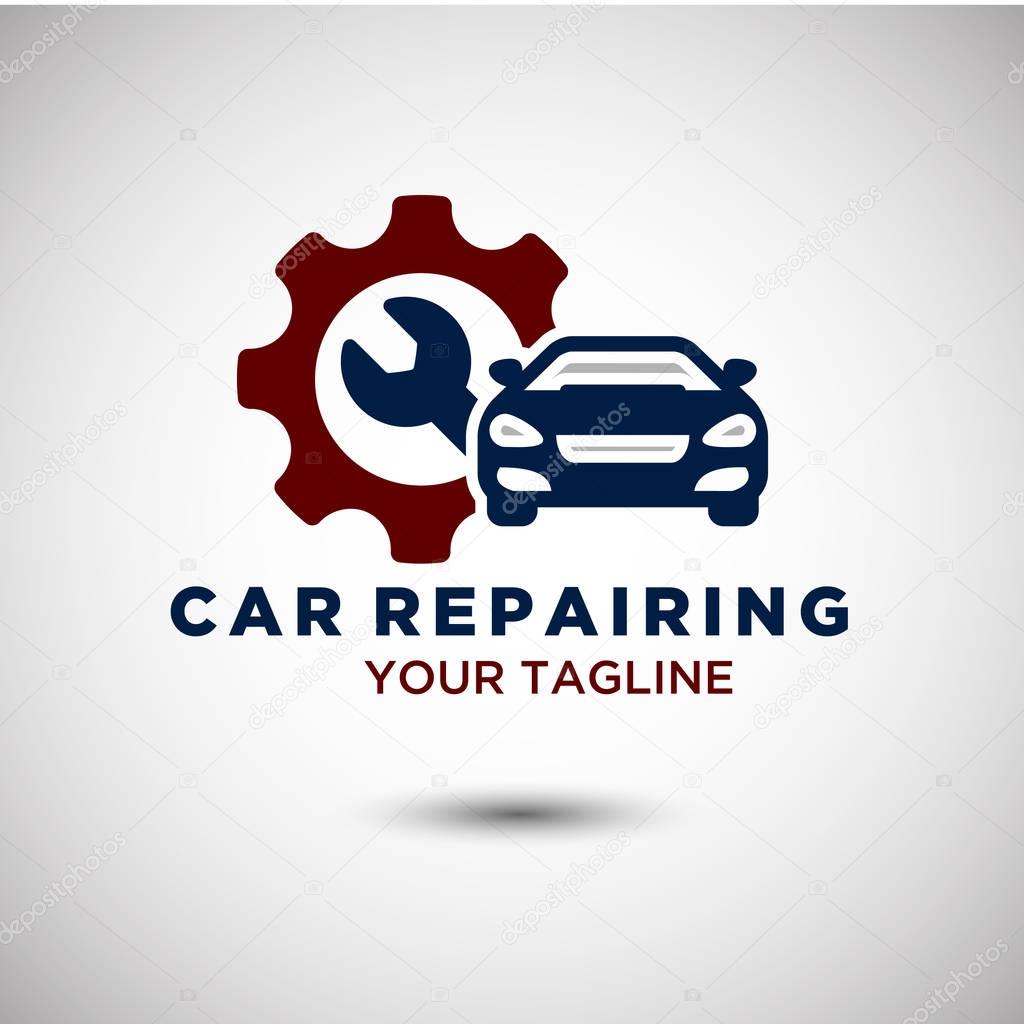 Car  Repairing Logo Vector. Automotive and Transportation Logo template