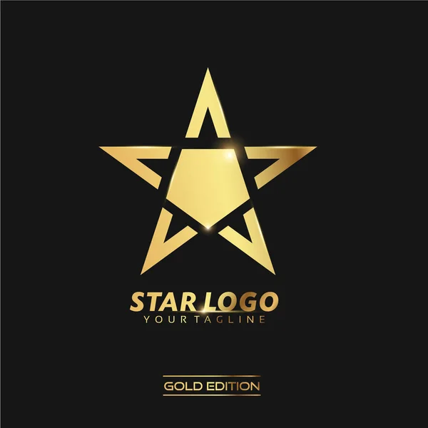 Logo della stella d'oro — Foto Stock