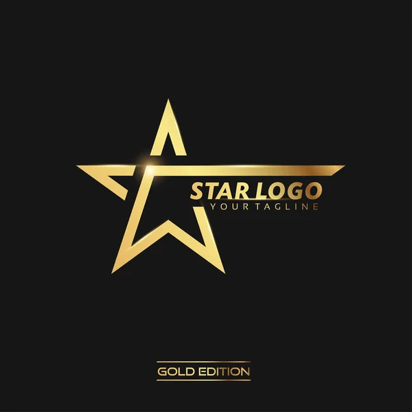 Logo Bintang Emas — Stok Foto
