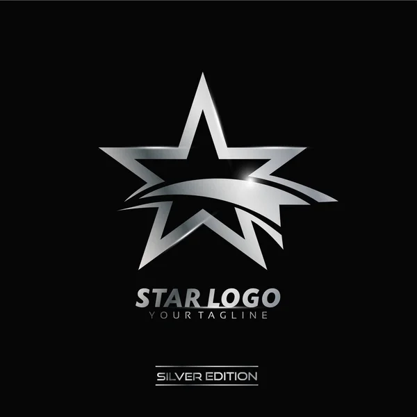 Silver Star Logo Stock Vector Image by ©yugra #142305244