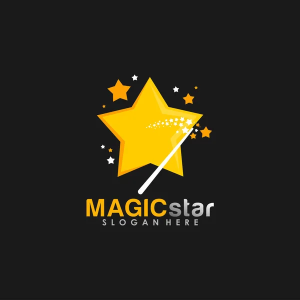 Magic Star logosu — Stok Vektör