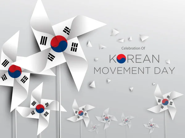 Корейська руху день — стоковий вектор