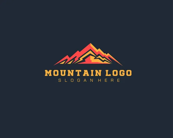 Mountain Logo Template — Stock Vector