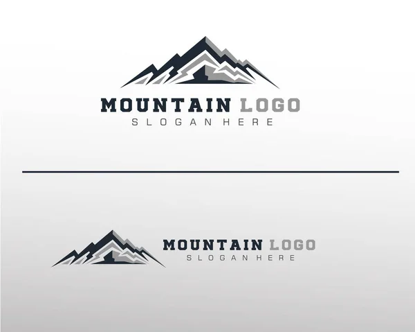 Modello di logo di montagna — Vettoriale Stock