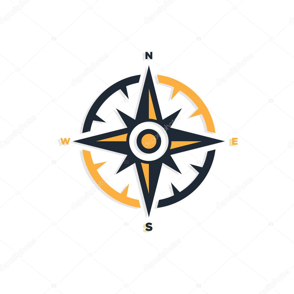 Compass  logo template