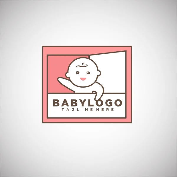 Logo bébé pour la boutique — Image vectorielle