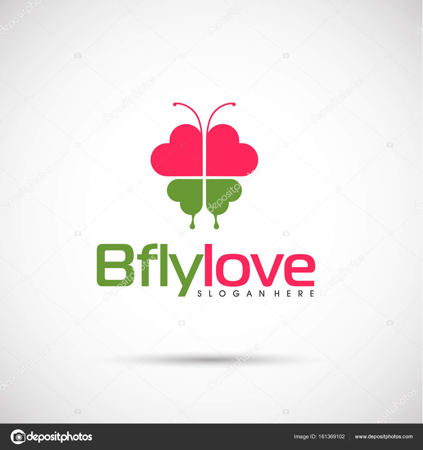 Bfly Love Logo Template Vector Image By C Yugra Vector Stock Bfly Love Logo Template Vector Image By C Yugra Vector Stock