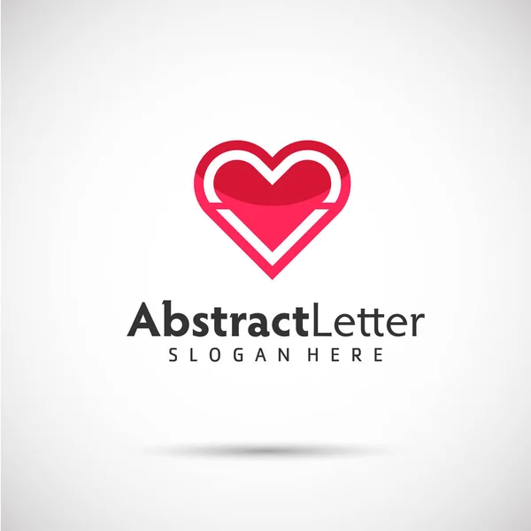 Шаблон логотипу абстрактної літери — стоковий вектор