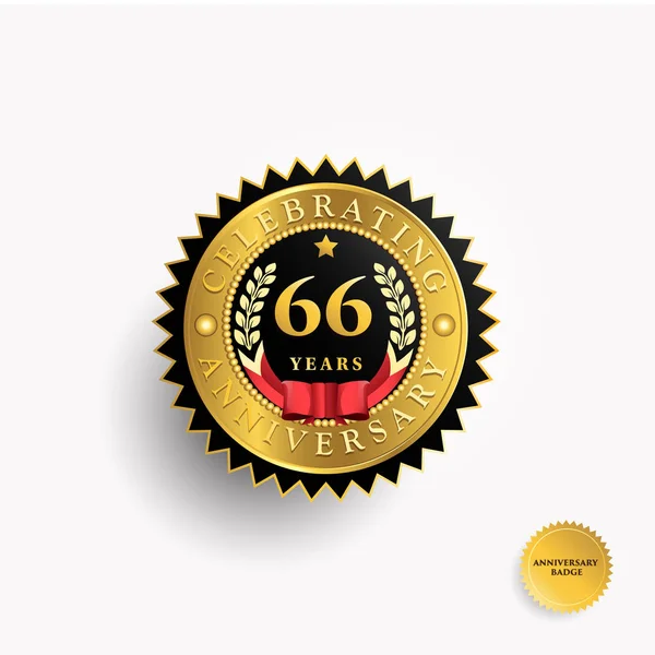 66 yıl yıldönümü logosu
