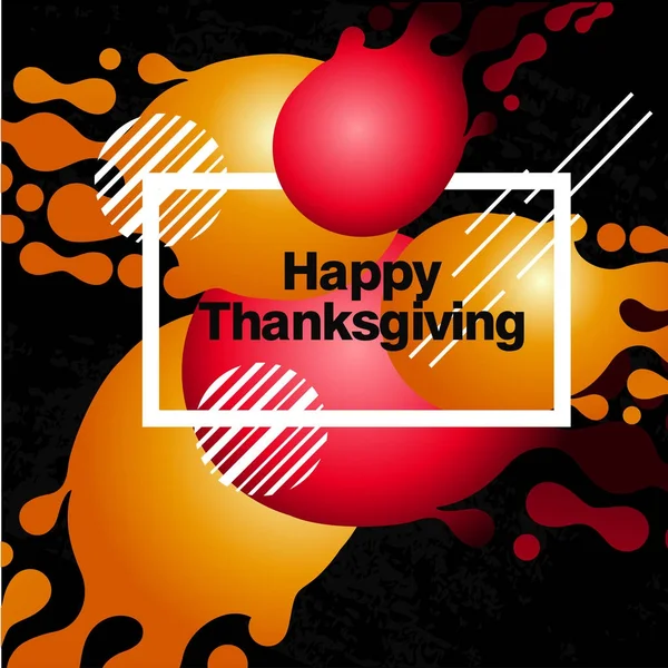 Moderne Thanksgiving Day achtergrond — Stockvector