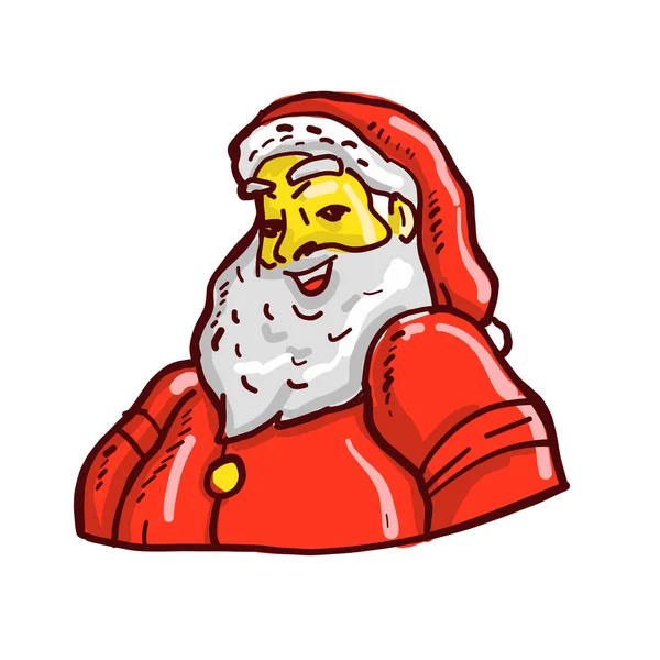 Άγιος Βασίλης Doodle Vector — Διανυσματικό Αρχείο