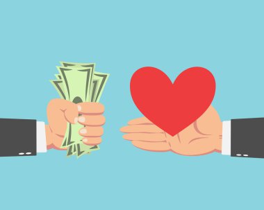 Kalp satın alma iş adamı