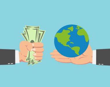 Dünyayı satın alma iş adamı