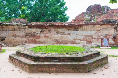 Antik eski kırmızı tuğla grunge duvar parçası arka plan, doku,