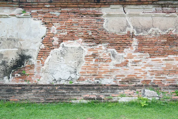 Antik eski kırmızı tuğla grunge duvar parçası arka plan, doku,