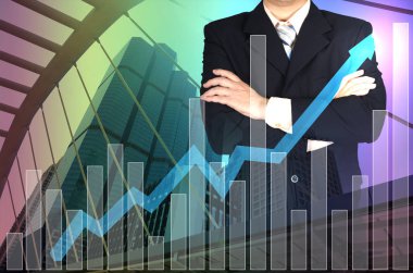 İşadamı silah çift pozlama geçti ve CI ile ayağa kalk