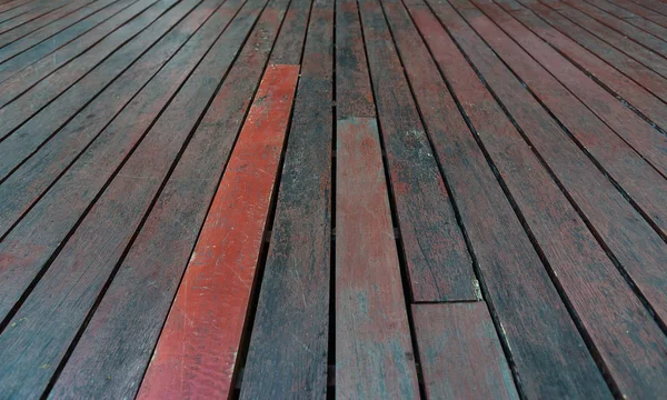 Holz Hintergrund, Perspektive Holzboden. — Stockfoto