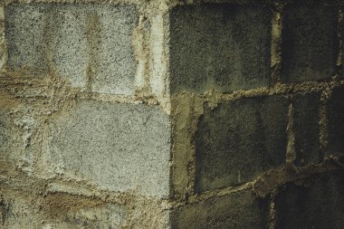 Eski soyulması boya tuğla duvar grunge ve kirli, arka plan.