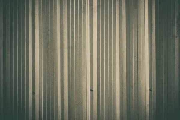 Silver metal sheet wall, aluminium corrugate wall. — Stock Photo, Image
