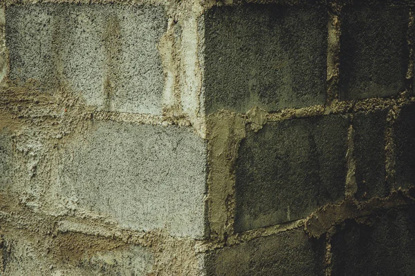 Vieux peeling peinture mur de briques grunge et sale, fond . — Photo