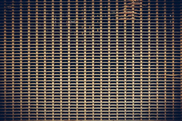 Old rusty metal grid pattern, metallic mesh, background