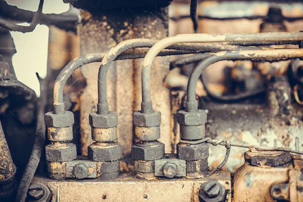 Vintage motor araba sistemi. Eski dizel motor ağır tr bölüm