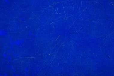 Soyut yıpranmış doğal çizilmiş eski mavi plastik doku su