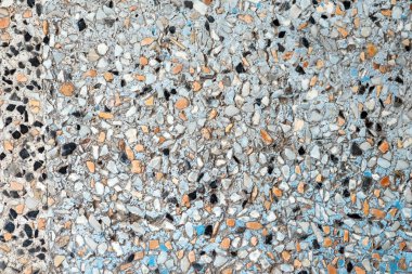 Terrazzo kat veya kumtaşı arka plan dokusu.