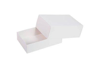 Ürün Ambalaj mockup cl beyaz için kapaklı beyaz kutu