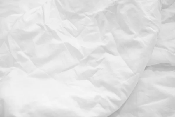 White delicate soft background of fabric or bedding sheet