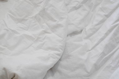 Kumaş veya yatak levha dar beyaz hassas yumuşak arka