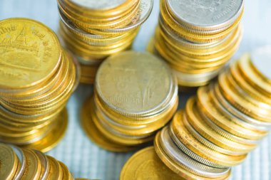 Paralar ile kopya alanı iş ve finansal conce destesi