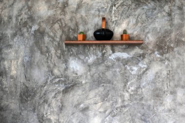 Beton duvar arka plan doku grunge ve gri ile sh yüzey