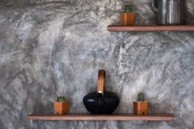 Beton duvar arka plan doku grunge ve gri ile sh yüzey