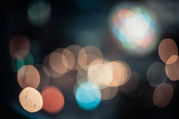 Абстрактный размытый светлый фон боке, винтажный тон — стоковое фото