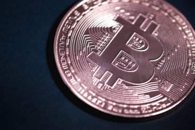 Bitcoin dijital para, bit-sikke anakart üzerinde veya elektronik